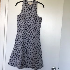 Michael Kors Palm A-Line Sleeveless Dress